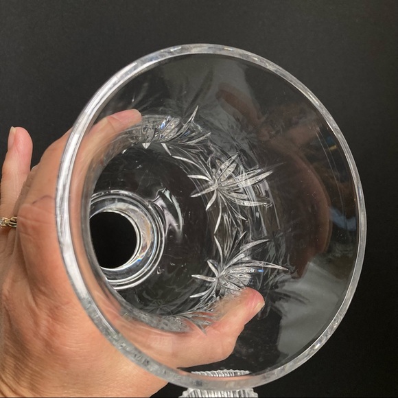 Cut Glass Candle Sconce - Picture 4 of 5